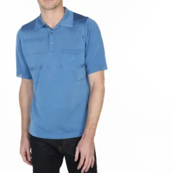 Maison Montagut Polo A Rayures En Fil Lumiere Louenne><noscript><img width=