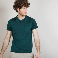 Maison Montagut Polo En Fil Lumiere Poche Avant - Blaze><noscript><img width=