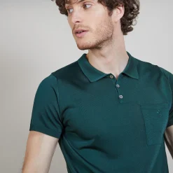 Maison Montagut Polo En Fil Lumiere Poche Avant - Blaze><noscript><img width=