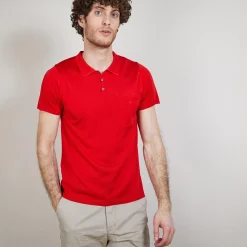 Maison Montagut Polo En Fil Lumiere Poche Avant - Blaze><noscript><img width=