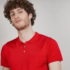 Maison Montagut Polo En Fil Lumiere Poche Avant - Blaze><noscript><img width=