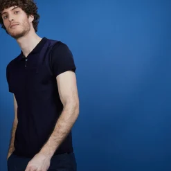 Maison Montagut Polo En Fil Lumiere Poche Avant - Blaze><noscript><img width=