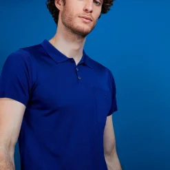 Maison Montagut Polo En Fil Lumiere Poche Avant - Blaze><noscript><img width=