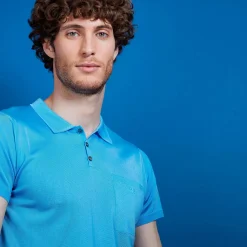 Maison Montagut Polo En Fil Lumiere Poche Avant - Blaze><noscript><img width=