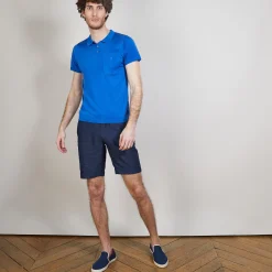 Maison Montagut Polo En Fil Lumiere Poche Avant - Blaze><noscript><img width=