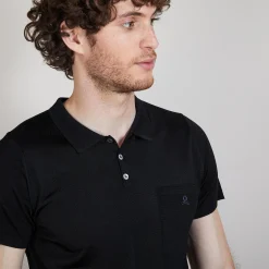 Maison Montagut Polo En Fil Lumiere Poche Avant - Blaze><noscript><img width=