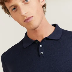 Maison Montagut Polo En Laine Et Soie - Bartev><noscript><img width=