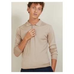 Maison Montagut Polo En Laine Et Soie - Bartev><noscript><img width=