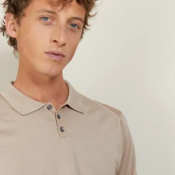 Maison Montagut Polo En Laine Et Soie - Bartev><noscript><img width=