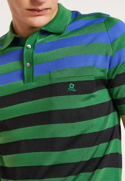 Maison Montagut Polo Fil Lumiere A Rayures - Frederico><noscript><img width=