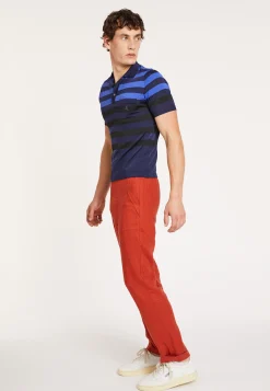 Maison Montagut Polo Fil Lumiere A Rayures - Frederico><noscript><img width=