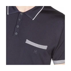 Maison Montagut Polo Fines Rayures Fil Lumiere Basso><noscript><img width=