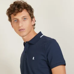 Maison Montagut Polo Manches Courtes En Coton Pique - Babel><noscript><img width=