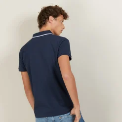 Maison Montagut Polo Manches Courtes En Coton Pique - Babel><noscript><img width=