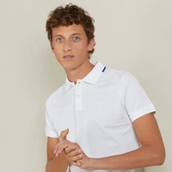 Maison Montagut Polo Manches Courtes En Coton Pique - Babel><noscript><img width=