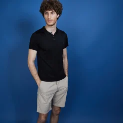 Maison Montagut Polo Manches Courtes En Fil Lumiere - Babar><noscript><img width=