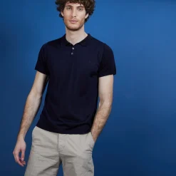 Maison Montagut Polo Manches Courtes En Fil Lumiere - Babar><noscript><img width=