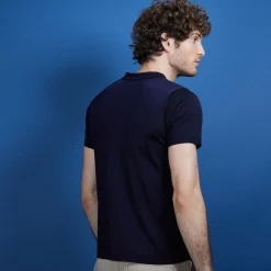 Maison Montagut Polo Manches Courtes En Fil Lumiere - Babar><noscript><img width=