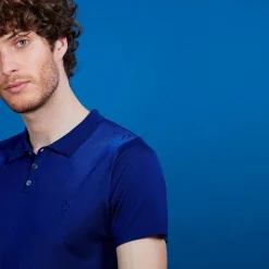 Maison Montagut Polo Manches Courtes En Fil Lumiere - Babar><noscript><img width=