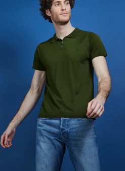 Maison Montagut Polo Manches Courtes En Fil Lumiere - Babar><noscript><img width=