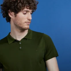 Maison Montagut Polo Manches Courtes En Fil Lumiere - Babar><noscript><img width=