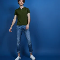 Maison Montagut Polo Manches Courtes En Fil Lumiere - Babar><noscript><img width=