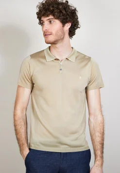 Maison Montagut Polo Manches Courtes En Fil Lumiere - Babar><noscript><img width=