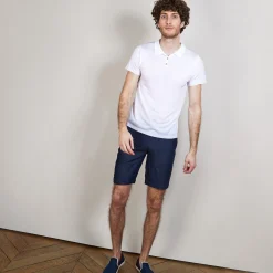 Maison Montagut Polo Manches Courtes En Fil Lumiere - Babar><noscript><img width=