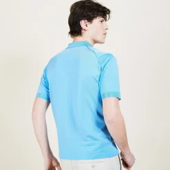 Maison Montagut Polo Manches Courtes En Fil Lumiere - Vadim><noscript><img width=