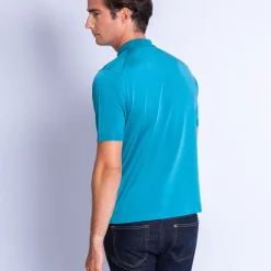 Maison Montagut Polo Manches Courtes En Fil Lumiere - Vadim><noscript><img width=