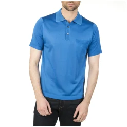 Maison Montagut Polo Manches Courtes En Fil Lumiere - Vadim><noscript><img width=