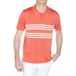 Maison Montagut Polo Manches Courtes En Polyamide Lino><noscript><img width=