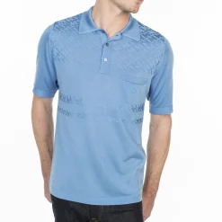 Maison Montagut Polo Motif Croisillon Louis-Eugene><noscript><img width=