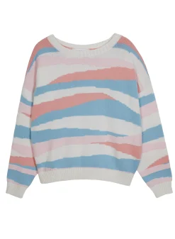 Maison Montagut Pull A Bandes Colorees En Coton Bio - Solal>Femme Pulls