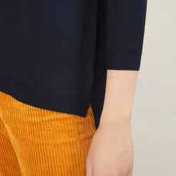 Maison Montagut Pull A Fentes Col V En Laine Merinos - Bernice><noscript><img width=