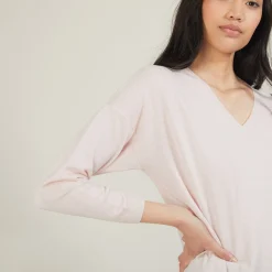 Maison Montagut Pull A Fentes Col V En Laine Merinos - Bernice><noscript><img width=