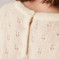 Maison Montagut Pull A Jeux De Point Fantaisie En Mohair - Camelia><noscript><img width=