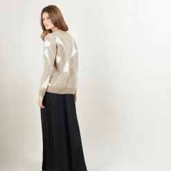 Maison Montagut Pull A Motifs Geometriques En Cachemire - Felix><noscript><img width=