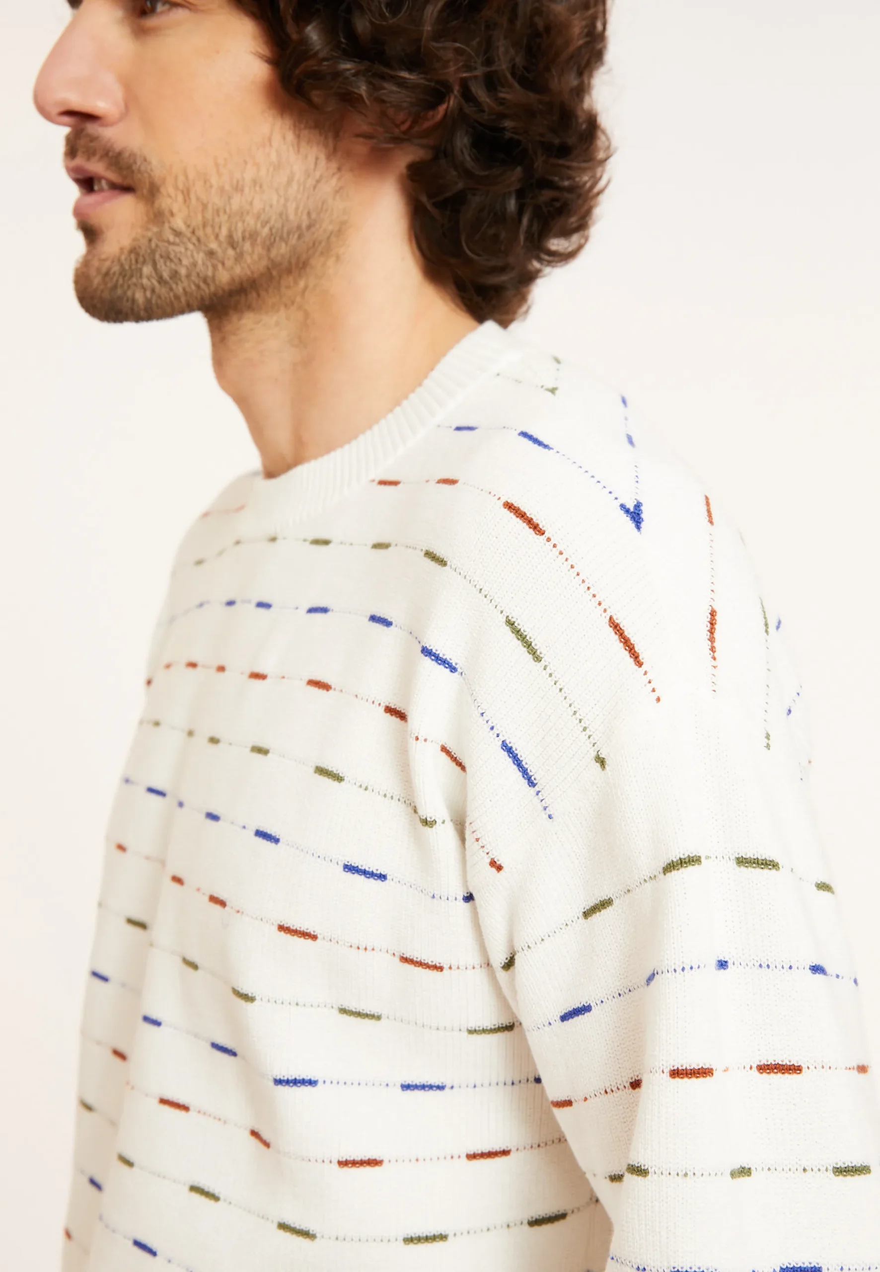 Maison Montagut Pull A Rayures En Coton Bio - Danillo>Homme Pulls