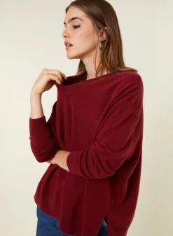 Maison Montagut Pull Ample A Fentes Col V En Cachemire - Alienor><noscript><img width=