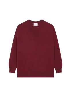 Maison Montagut Pull Ample A Fentes Col V En Cachemire - Alienor><noscript><img width=