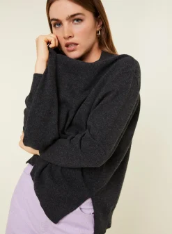 Maison Montagut Pull Ample A Fentes Col V En Cachemire - Alienor><noscript><img width=