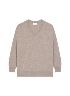 Maison Montagut Pull Ample A Fentes Col V En Cachemire - Alienor><noscript><img width=