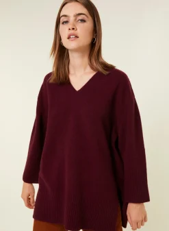 Maison Montagut Pull Ample A Fentes En Cachemire Melange - Darius><noscript><img width=