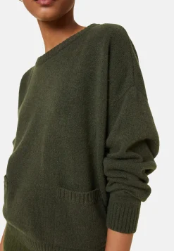 Maison Montagut Pull Ample A Poches En Cachemire Melange - Davina><noscript><img width=