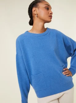 Maison Montagut Pull Ample A Poches En Cachemire Melange - Davina><noscript><img width=