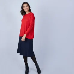 Maison Montagut Pull Ample A Poches En Laine Merinos - Beatrice><noscript><img width=
