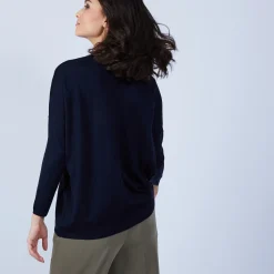 Maison Montagut Pull Ample A Poches En Laine Merinos - Beatrice><noscript><img width=