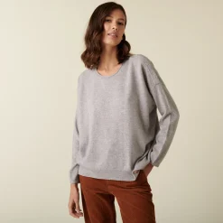 Maison Montagut Pull Ample Boutonne A Col Rond En Cachemire - Acene><noscript><img width=