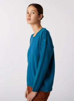 Maison Montagut Pull Ample Boutonne A Col Rond En Cachemire - Acene><noscript><img width=